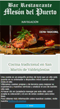 Mobile Screenshot of mesondelpuerto.com