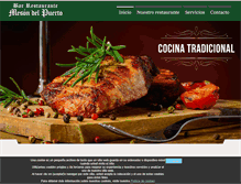 Tablet Screenshot of mesondelpuerto.com